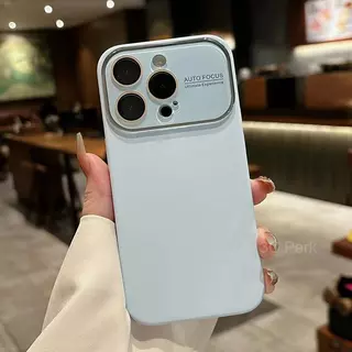 With Logo พร้อมโลโก้ พร้อมหน้าต่างบานใหญ่ เคสโทรศัพท์ซิลิโคนเหลวนุ่มสำหรับ iPhone 17 16 15 14 13 12 11 Pro Max Plus
