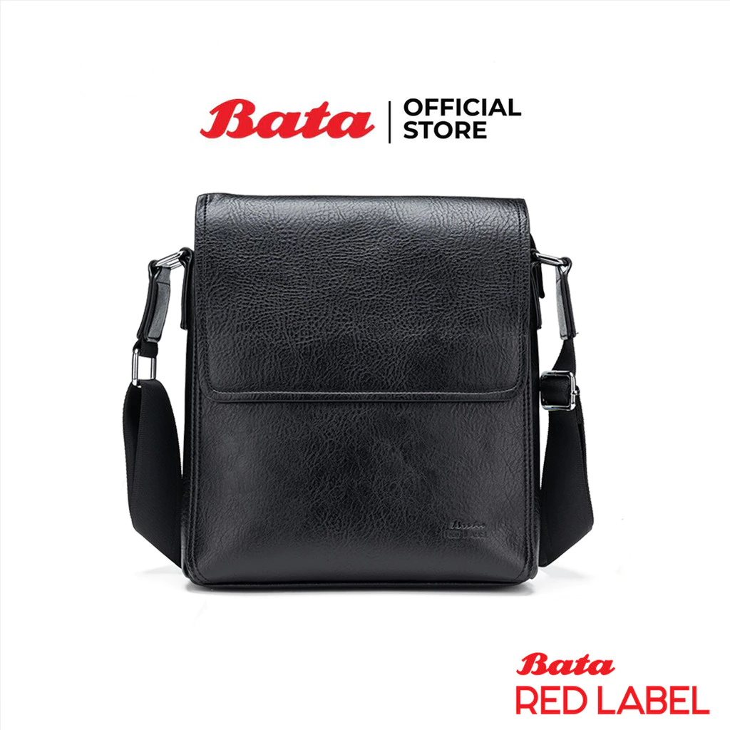 Bata บาจา MENS BAGS กระเป๋าผู้ชาย แมนเสจเจอร์ สีดำ รหัส 9046156