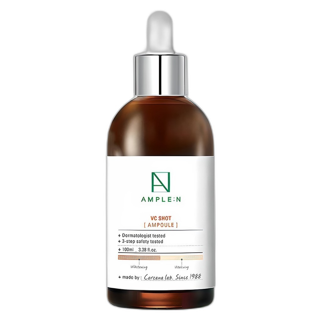 [ample:n] VC Shot Ampoule, 100ml, 1pc / Korean Ampoule / Skin Radiance / ของแท้ 100% โดย Hanook수