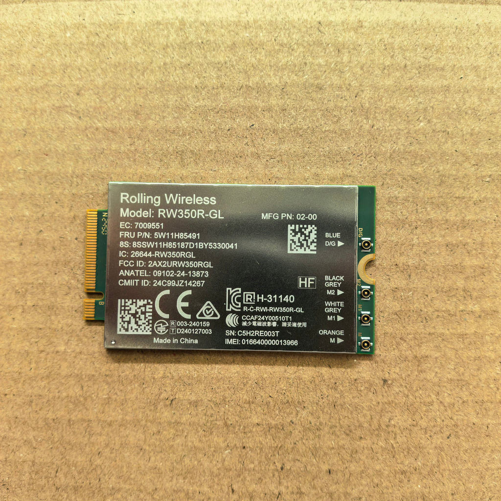 ThinkPad X13 Gen6 Gen7 P16v Gen3 โมดูล 5G RW350R-GL 5W11H85491