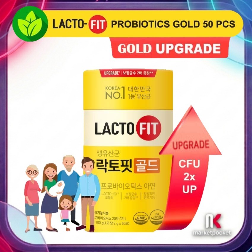 [LACTOFIT] / (Probiotics Collection) / 19 Gold Core Max Slim Beauty Joy Dualbiotics Plus / 1ea / K-P