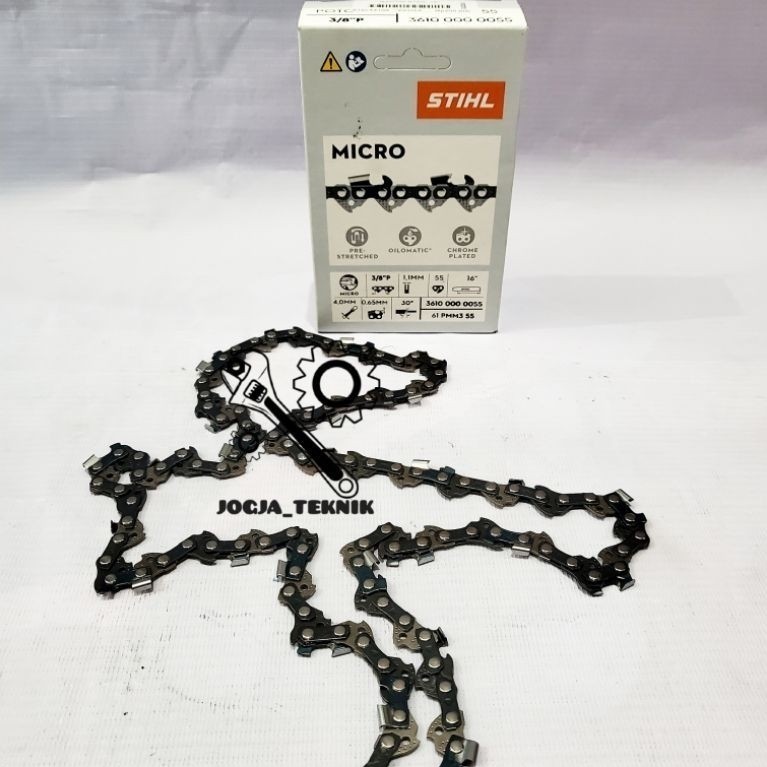 Stihl 16" 27T MS 170 - MS 180 โซ่เลื่อยยนต์ Stihl ดั้งเดิม / Stihl 16 นิ้ว MS 170 MS 180 โซ่ตัดเลื่อ