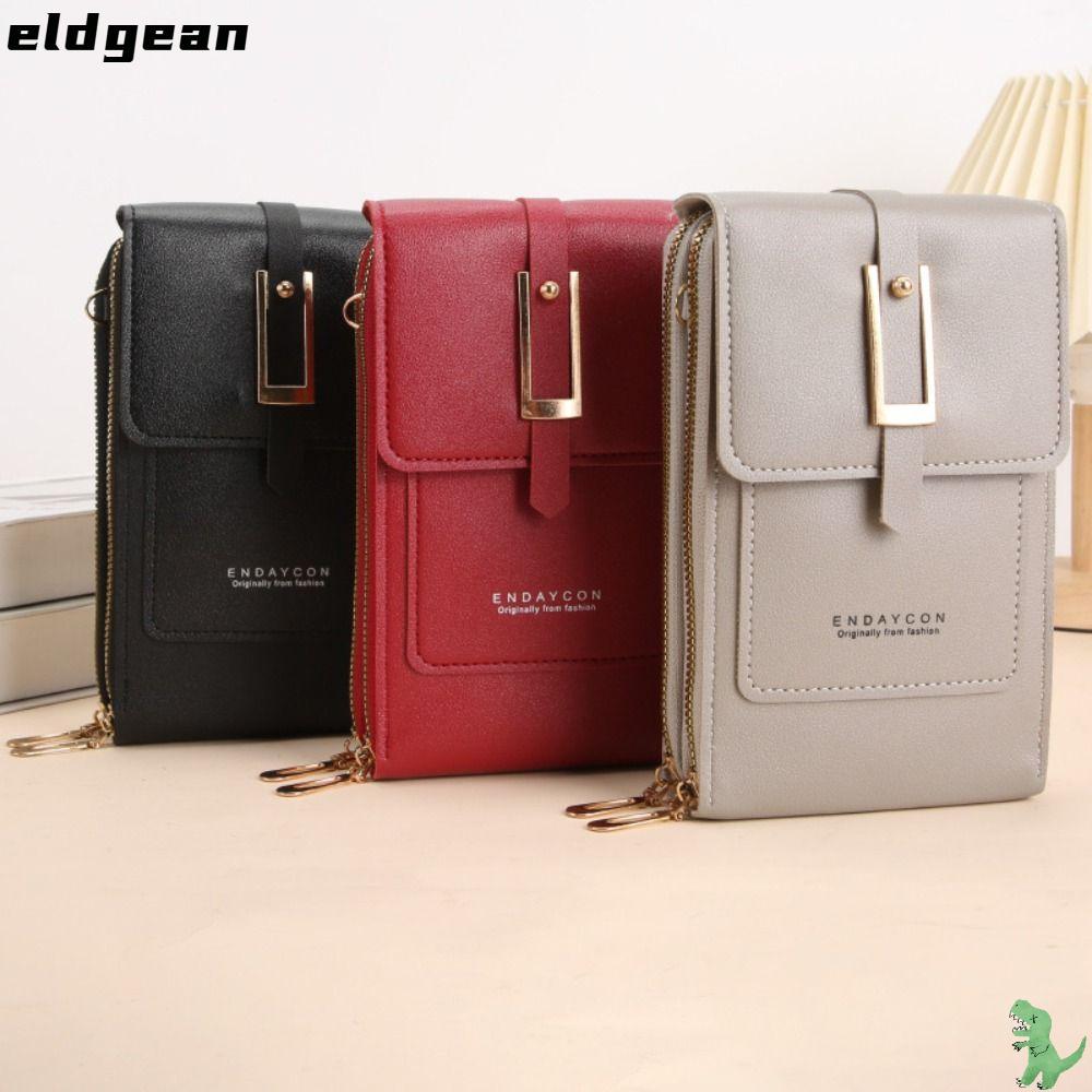 EldjEAN กระเป๋าโทรศัพท์มือถือ,หน้าจอสัมผัส 8 สีกระเป๋าสตางค์ผู้หญิง,หนัง PU ความจุขนาดใหญ่ผู้ถือบัตรผู้หญิงหญิง