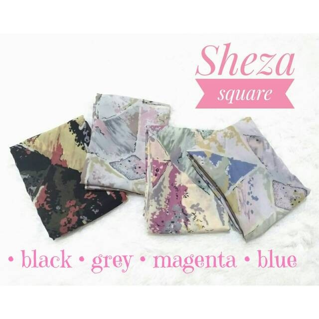 SQUARE HIJAB / FINE CHIFFON HIJAB / SHEZA SQUARE