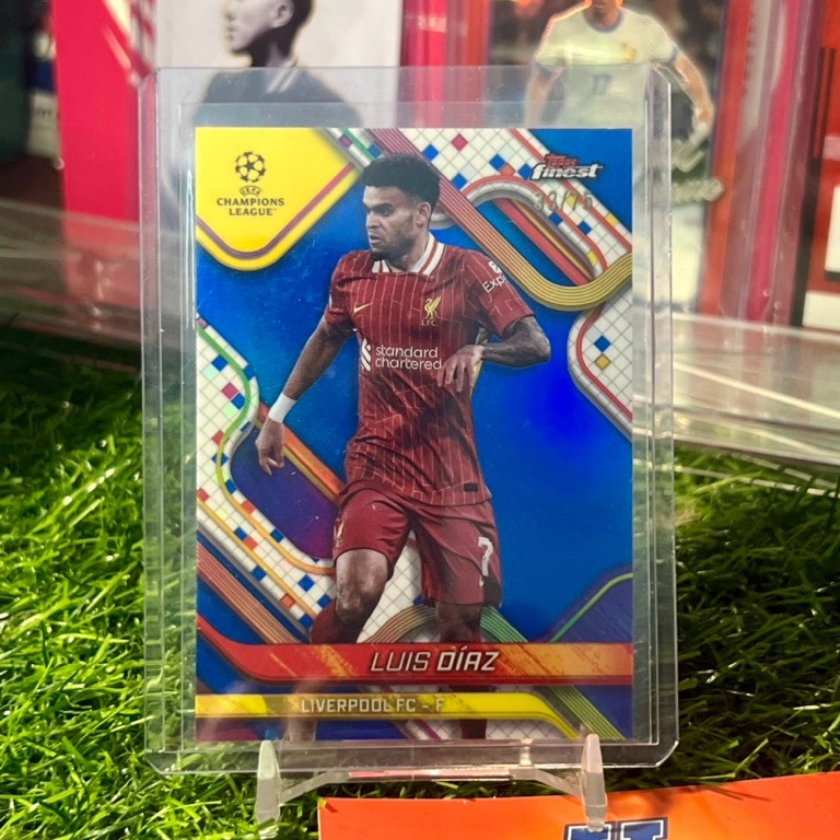 การ์ดฟุตบอล Luis Diaz /75 Topps Finest UCL 2024/25