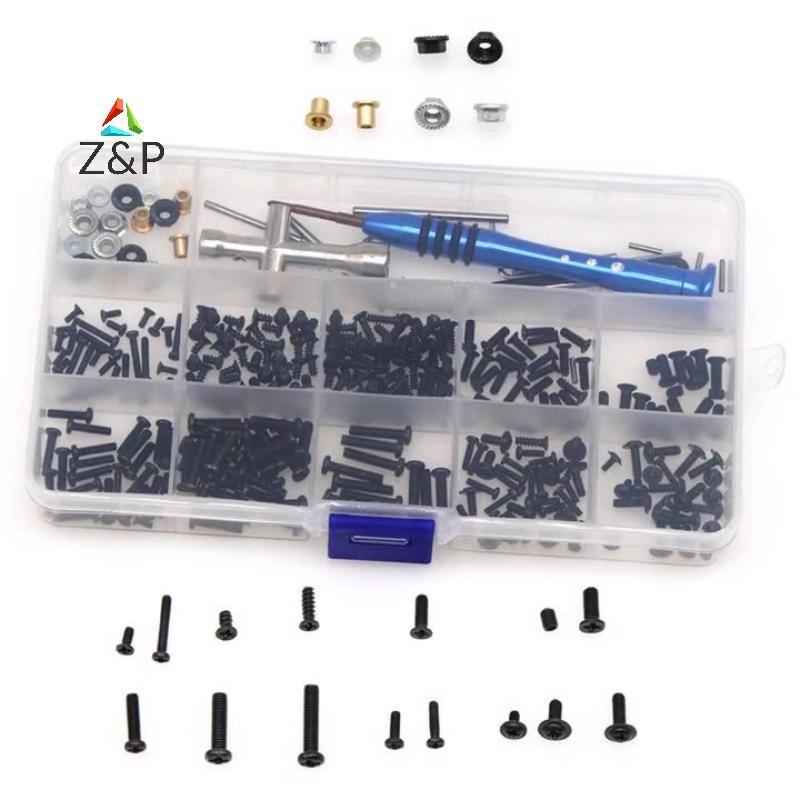 Z&P 1 ชุดสําหรับ WLtoys 144010 144001 144002 124016 124017 124018 124019 อะไหล่รถยนต์ อาร์ซี โลหะอัพเกรดติดตั้งเพิ่มสกรูกล่องเครื่องมือปลาค็อด