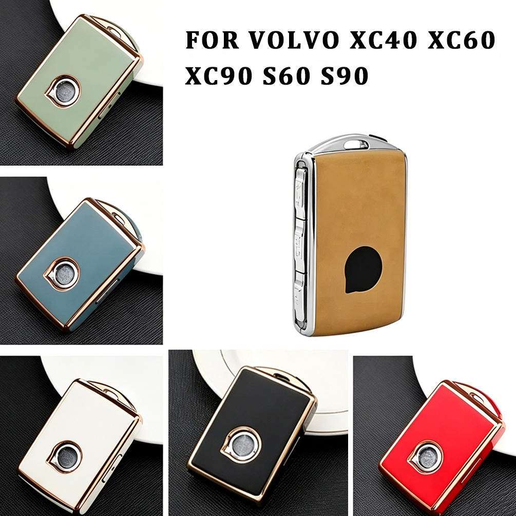 ฝาครอบกุญแจรถสําหรับ Volvo S60 S90 XC40 XC60 XC90 V60 T5 T6 T8 TPU Key Fob ผู้ถือ Shell Protector อุ
