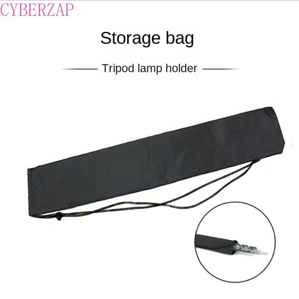 CYBERZAP ไฟถ่ายภาพขาตั้งกล้องกระเป๋าพับได้ขาตั้งแบบพกพาอุปกรณ์เสริมส่วนร่ม,กระเป๋าหูรูดแบบพกพา Drawstring Black Nylon ขาตั้งกล้องกระเป๋าร่ม