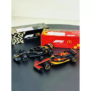 McDonald's x F1 APXGP 1:43 อัลลอยด์ รุ่น รถแข่งFormula 1 ของสะสมหายาก พร้อมกล่อง