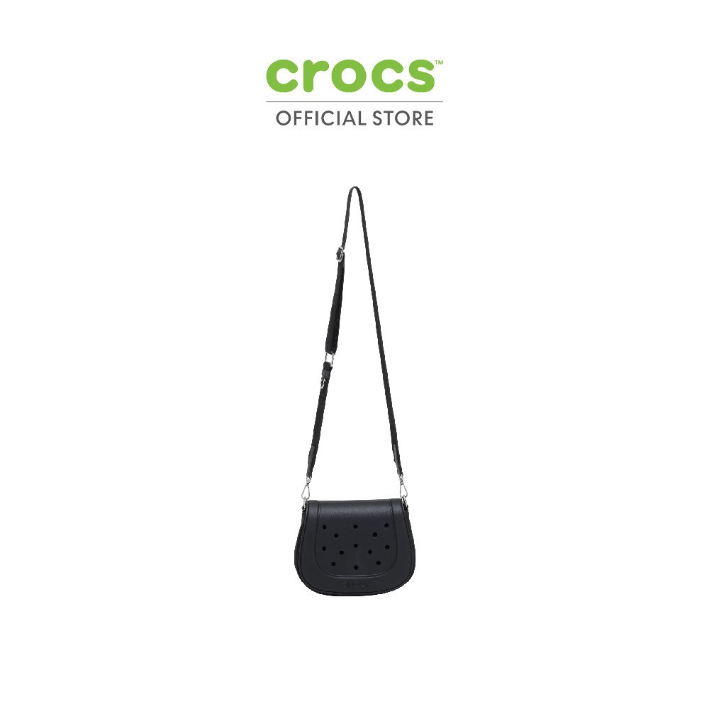 CROCS กระเป๋า NYLON CROSSBODY - BLACK