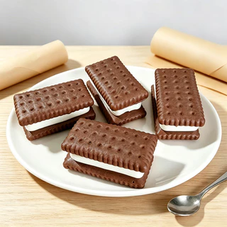 COD ของเล่นบีบคุกกี้แซนวิช นุ่มเด้ง คืนรูปช้า ของเล่นลดความเครียด คลายเครียด Squishy