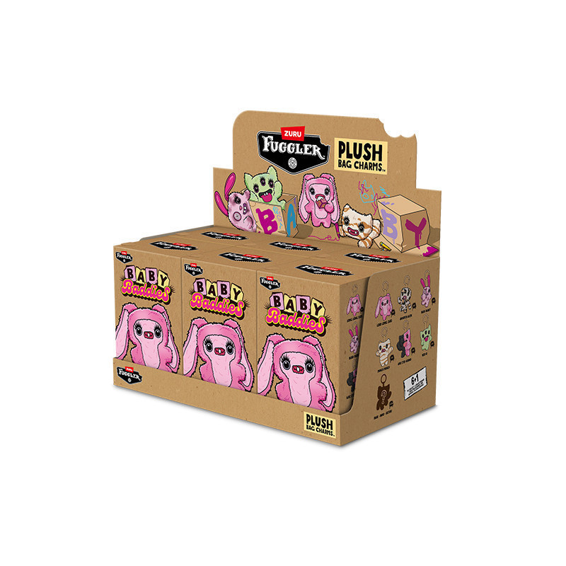 ของแท้ Fuggler Tooth Monster Baby Baddies บลินด์บ็อกซ์ ตุ๊กตาผ้าพวงกุญแจ Baby Fuggs ทั้งกล่อง -103