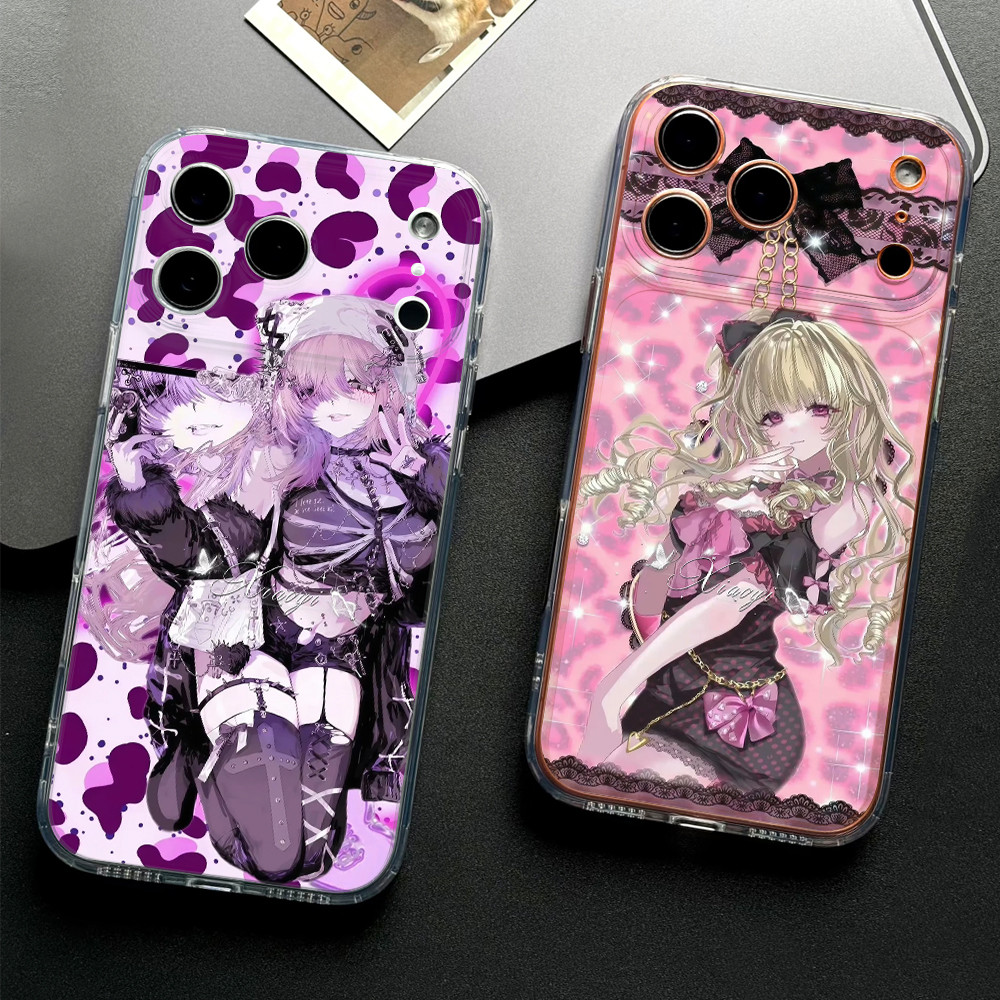 เคสโทรศัพท์สาวคลาสสิก Y2K เหมาะสําหรับ iPhone 15PRO 17 16 15 14 13 12 11 PROMAX, XSMAX 17PRO, เคสซิลิโคน TPU แบบนุ่มโปร่งใส
