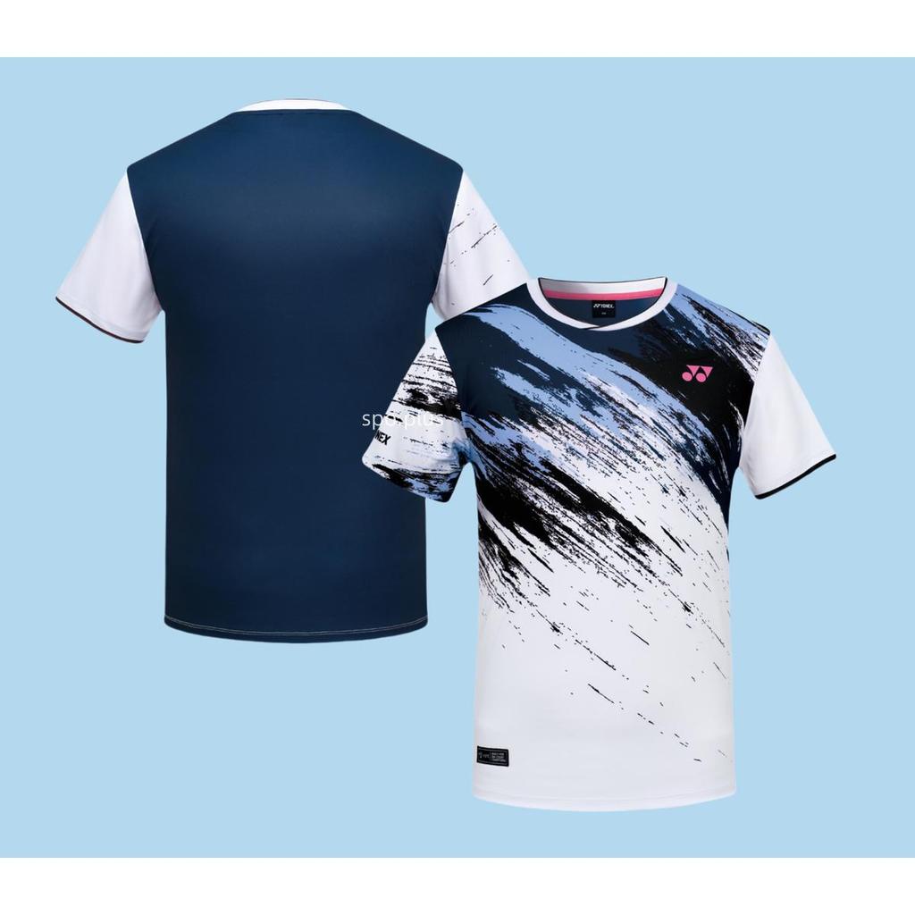 เสื้อแบด2025 รุ่นไหม่ เสื้อเกาหลีพึ่งออกมาไหม่ล่าสุดผ้าดีสวยงาม ระบายอากาศดี เสื้อแบดYY ส่งไวจากไทยไม่พอใจยินดีคืนเงิน
