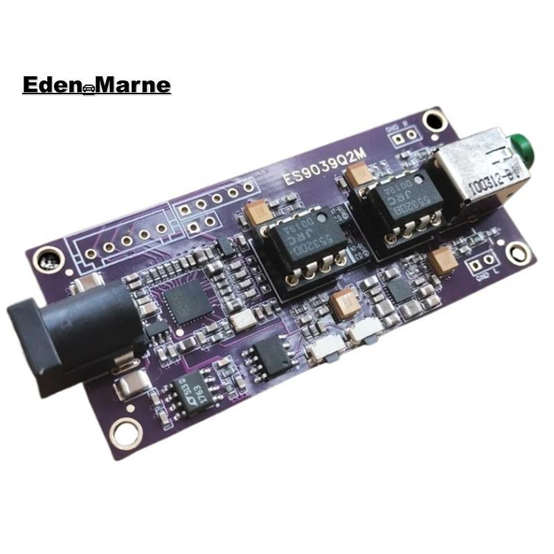 [Eden_Marner]ES9039 โมดูล USB แบบซิงโครนัส ES9039Q2M บอร์ดถอดรหัสอินพุต I2S สามารถจับคู่ด้วยอินเทอร์