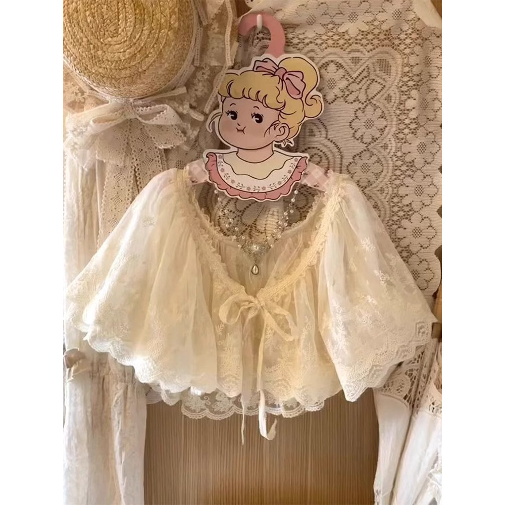 Lolita Lace Shawl All-Match Tether Doll Collar Sweet Fake Collar
