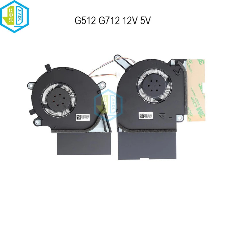 INew คอมพิวเตอร์ Cooler CPU GPU พัดลมระบายความร้อนสําหรับ Asus ROG Strix G512 G712 G512LV G712LV LW แล็ปท็อปเกมพัดลมหม้อน้ํา 13NR01N0P09012,