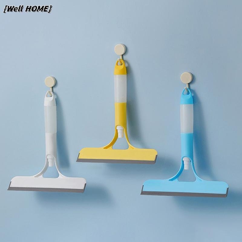 [Well HOME] 3 In 1 แปรงทําความสะอาดหน้าต่างที่ปัดน้ําฝนกระจกสําหรับหน้าต่างกระจกห้องน้ําพร้อมทําความ