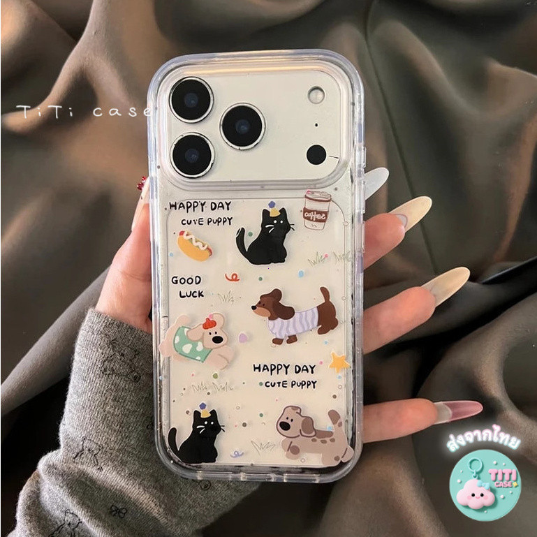 🔥TiTi🔥เคส Apple ที่รองรับ เคส For iPhone 17PROMAX เคสไอโฟน 17 11 12 13 14 15 16ProMax 15PRO 14PLUS 13/12/11 XS XR 7P 8P