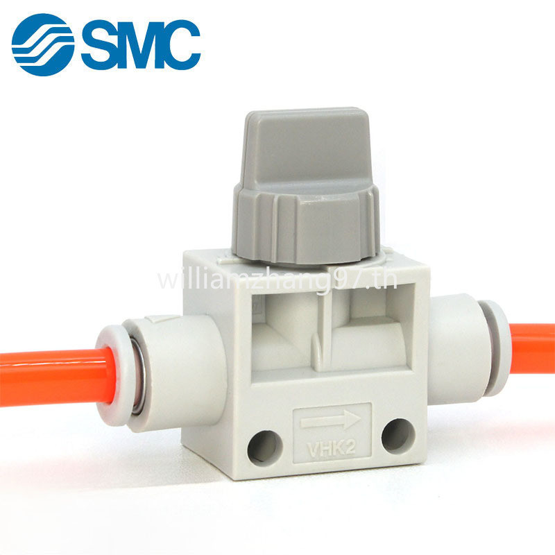 SMC วาล์วสวิตช์แบบแมนนวลนิวเมติก – VHK2 / VHK3 Series – รุ่น 04F, 06F, 08F, 10F, 12F – วาล์วแบบแมนนว