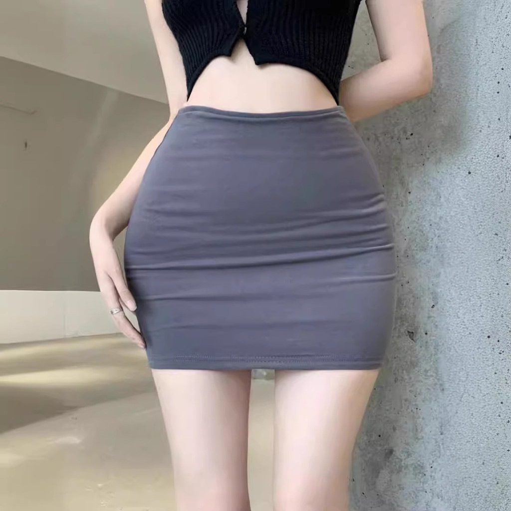 Pure lust-style รัดรูปเอว slimming one-s tuber半风 เก็บเกี่ยว短袖显瘦裙 女辣高身裙260521FF