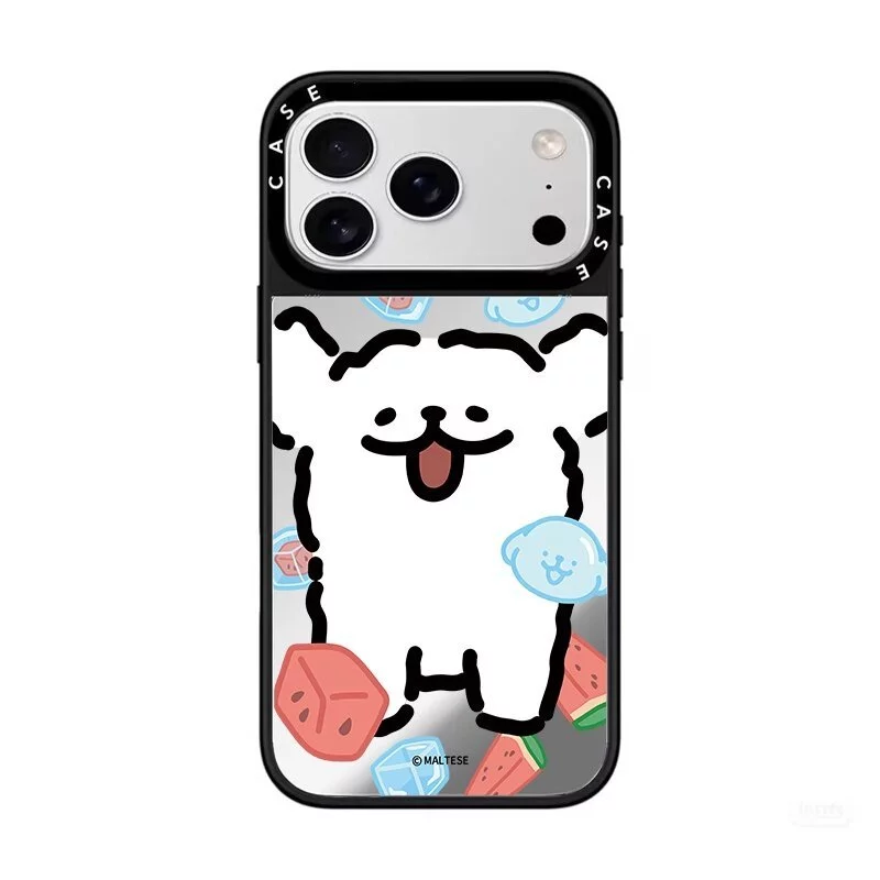 เคสโทรศัพท์ C Home ลายลูกสุนัขกินแตงโมสำหรับ iPhone 17 Pro Max/16 Pro/15/14/13/12 thumbnail 3