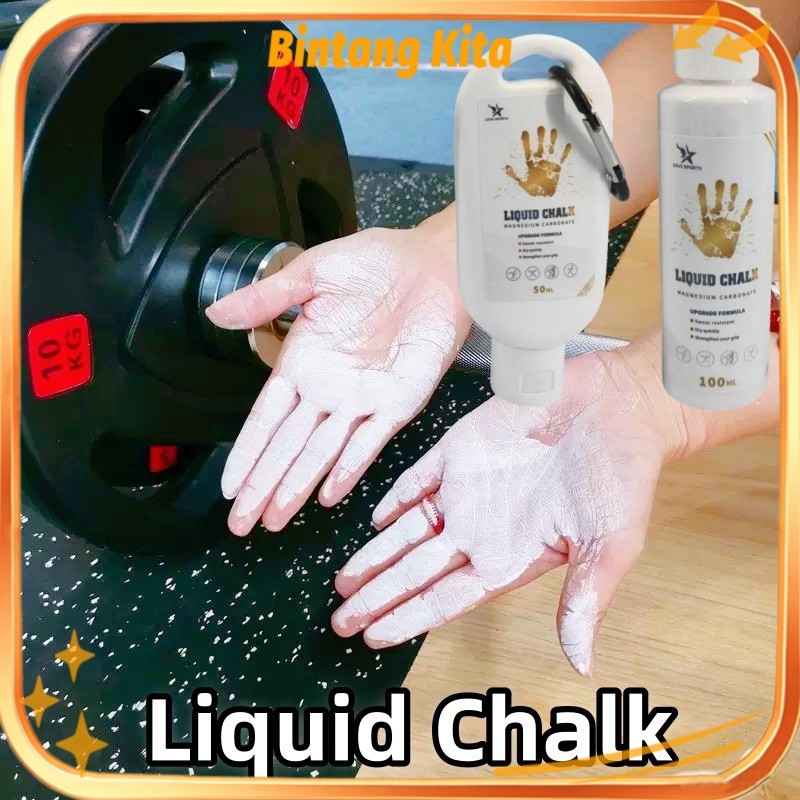 100ML Liquid Chalk STRENGTHBAE Liquid Chalk Gym Magnesium Grip Lifting Chalk สําหรับ Pull Up Deadlif