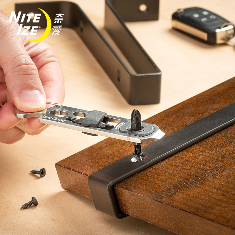 Niteize niteize Multi-Tools Disky Ratchet edc เครื่องมือกลางแจ้งของใช้ส่วนตัว Key Pendant Knife