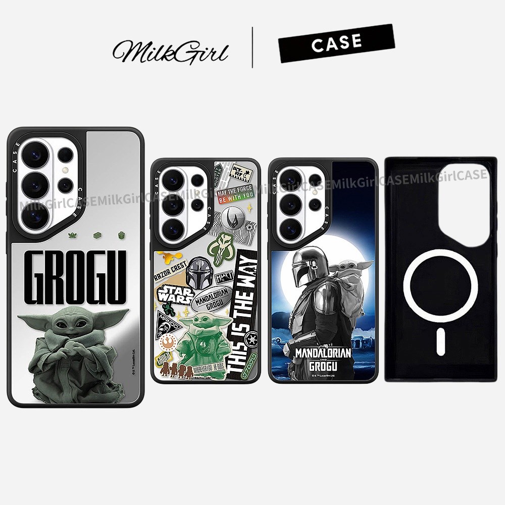 Magnetic Monster Interstellar Mirror Hard Phone Case For Samsung Galaxy S26 25 24 23 UItra S26 25 24 23 Plus กันกระแทกป้องกันปลอก