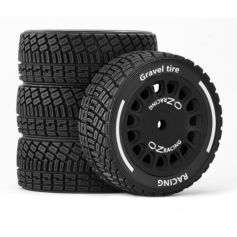 60 มม.4pcs 1/14 On-Road & Rally ยางอะไหล่สําหรับ MJX 14301 14302 14303 14304 RC Racing รถ
