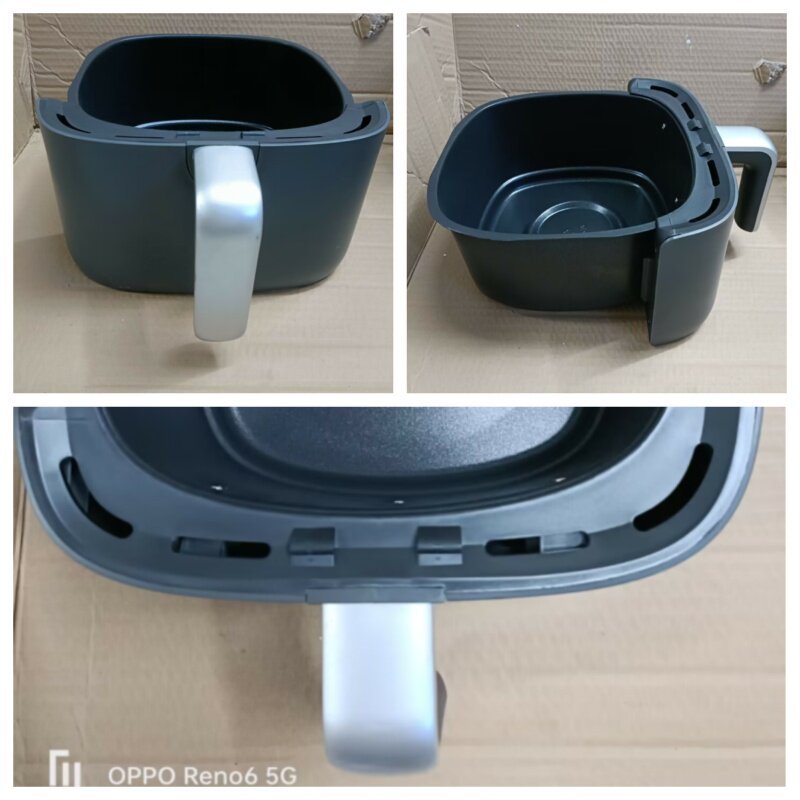 Air Fryer ตะกร้าทอดพร้อมรอยขีดข่วนเหมาะสําหรับ Air Fryer KD42D62 อุปกรณ์เสริมชั้นวางนึ่ง