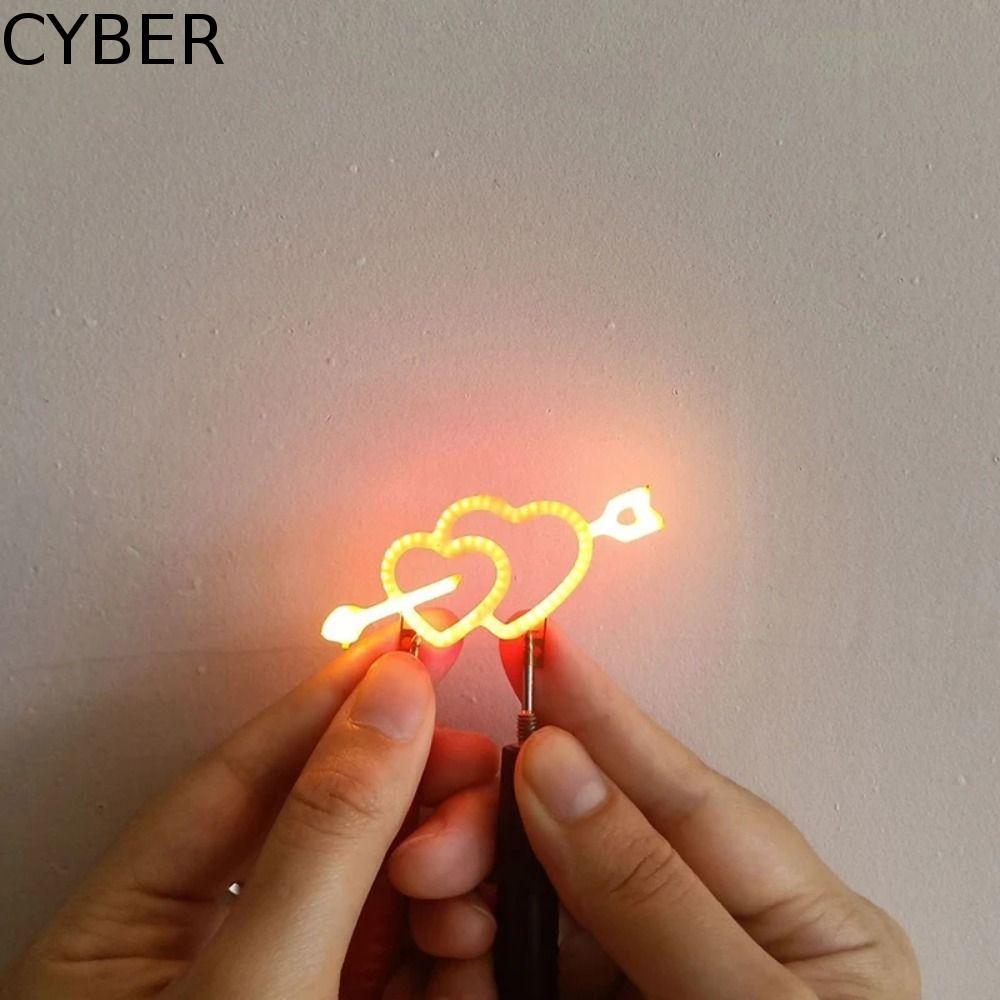 CYBER LED Edison Filament, 3V Micro Diode Light Filament, DIY Bulb Accessories Cartoon Creative Retr