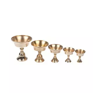 (GOOD) เชิงเทียนโลหะผสมทองแดงสีทองหลายขนาด Candlesti Candelabrum ตกแต่งบ้าน (ใหม่)