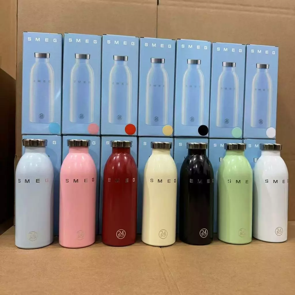 SMEG ถ้วยเก็บความร้อนความจุขนาดใหญ่ | ถ้วยฉนวนสแตนเลส | ถ้วยพกพาขนาด 500 มล
