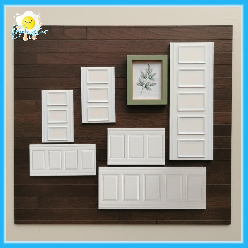 [Inthehot-t] Dollhouse Square Wall Skirt Panel Micro Landscape Window Scenery Simulation Room Decoration Tool [ใหม่]