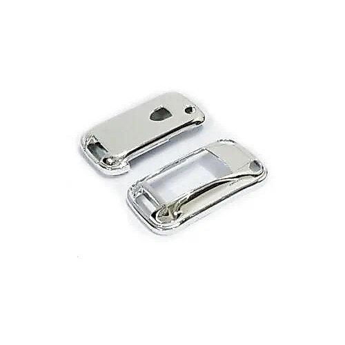 Sliver Chrome Remote Flip Key Protection Case สําหรับ Porsche Cayenne Turbo S GTS V6 V8