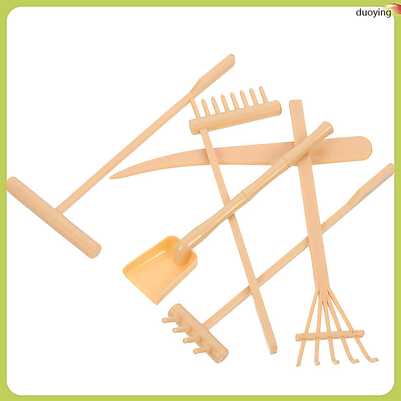 6 ชิ้น Zen Garden เครื่องมือ Zen ถาดทรายเครื่องมือ Mini Garden Rake สําหรับตกแต่ง duoying