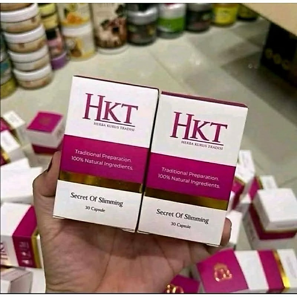 พร้อมส่ง2กระปุก🔥HKTเอชเคทีแท้ อาหารเสริมสำหรับลดน้ำหนัก Hkt 🔥
