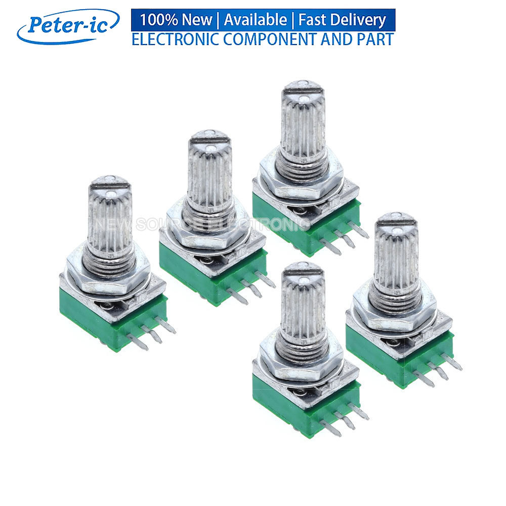 (1 ชิ้น) RK097N RV097NS RK097G RV097GS Potentiometer B5K B10K B20K B50K B100K AG02 หมวก Swit