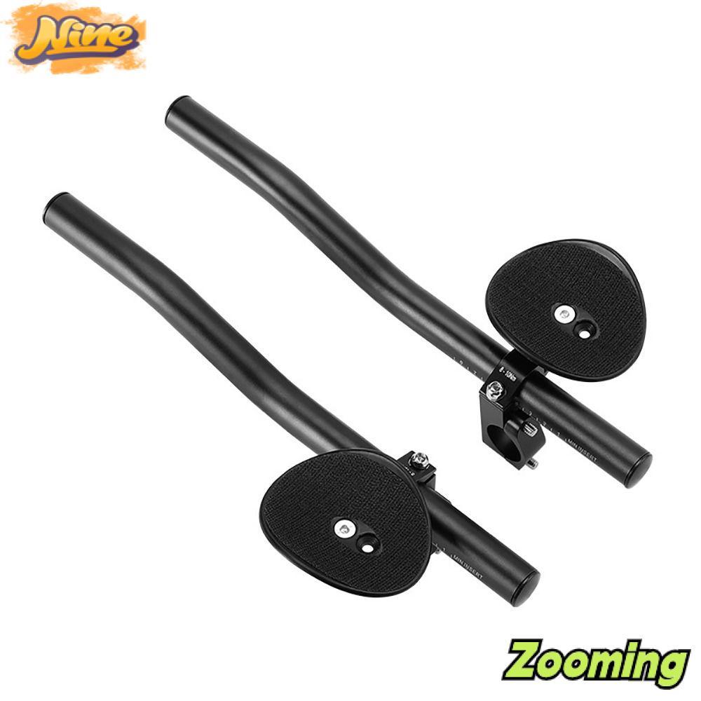ZOOMING Time Trial Handlebar, อลูมิเนียมอัลลอยด์ Ergonomic แฮนด์จักรยาน, DIY น้ําหนักเบาทนทาน TT Han