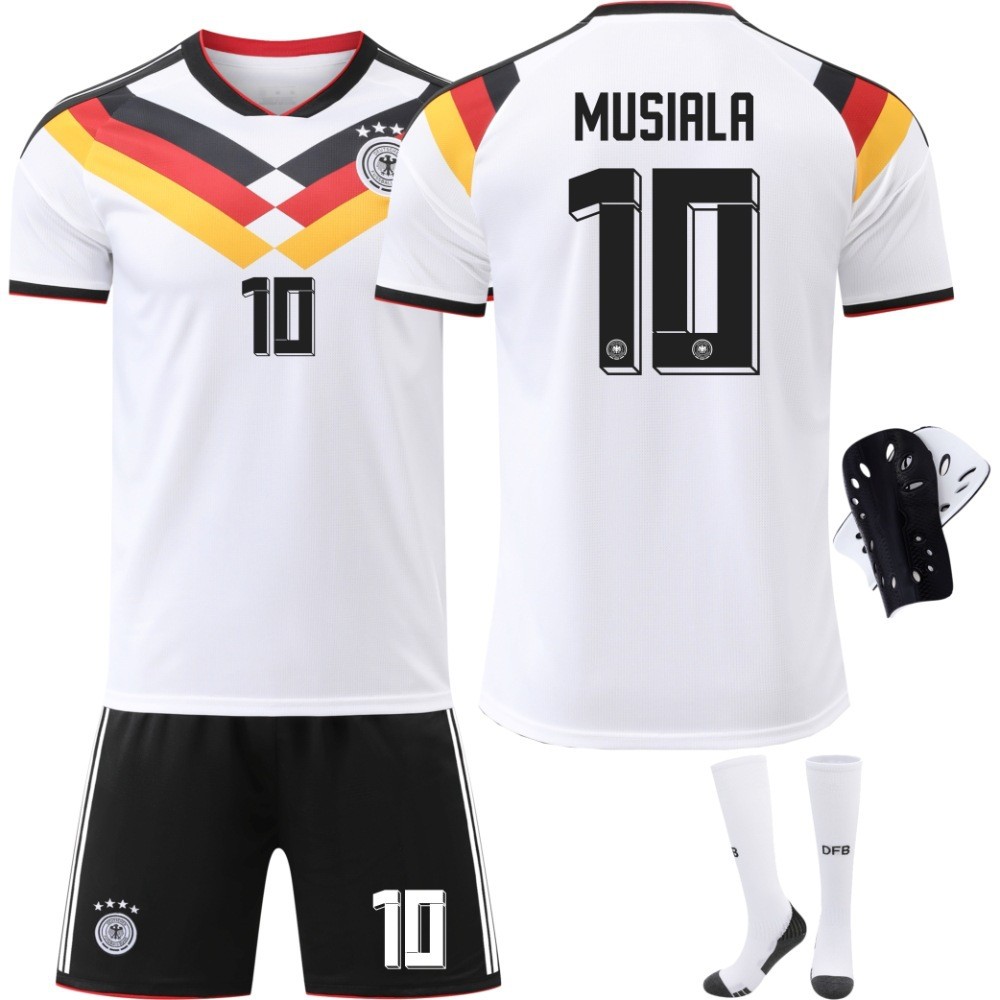เสื้อบอลทีมชาติเยอรมัน 2026 เบอร์ 10 มูเซียล่า เบอร์ 7 ฮาแวทซ์ เบอร์ 8 โครส ชุดเต็ม ผู้ใหญ่ เด็ก