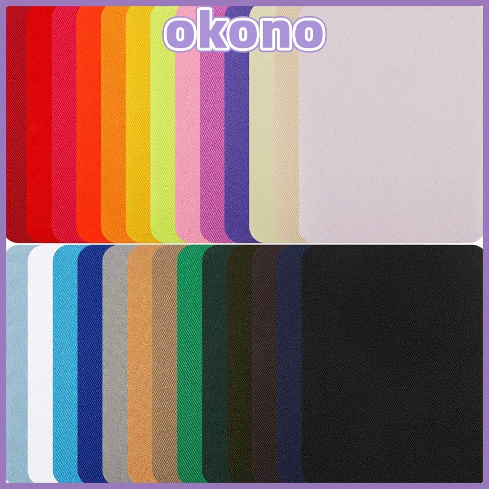 OKONO สติ๊กเกอร์ป้ายซ่อมเสื้อแจ็คเก็ต DIY Craft Route Iron-on ผ้า