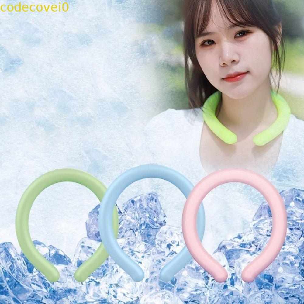 CODECOVEI 1/2 ชิ้นคอ Cooling แหวน, Cool Tube ปลอกคอเย็นคอแบบพกพา, การป้องกันฮีทสโตรกนํามาใช้ใหม่ฤดูร