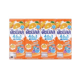 ดัชมิลล์ 4อิน1 นมเปรี้ยวรสส้ม DutchMill 4in1 Orange 165ml.