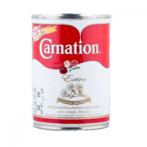 คาร์เนชั่น เอ็กซ์ตร้าครีมเทียมอาหารและเบเกอร์รี่ Carnation Extra Unsweet Creamer 385g. ราคาถูก Shopee Lazada