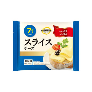 ท๊อปแวลู เบสท์ไพรซ์ แผ่นชีส TVBP Sliced Cheese 126g.