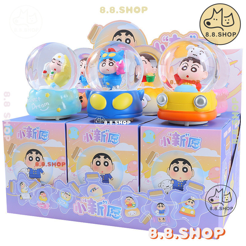 Crayon Shin-Chan Shin-Chan Shin-Chan Wish Crystal Ball Mystery Box Crayon Shin-Chan Crystal✨✨8.8 ร้า