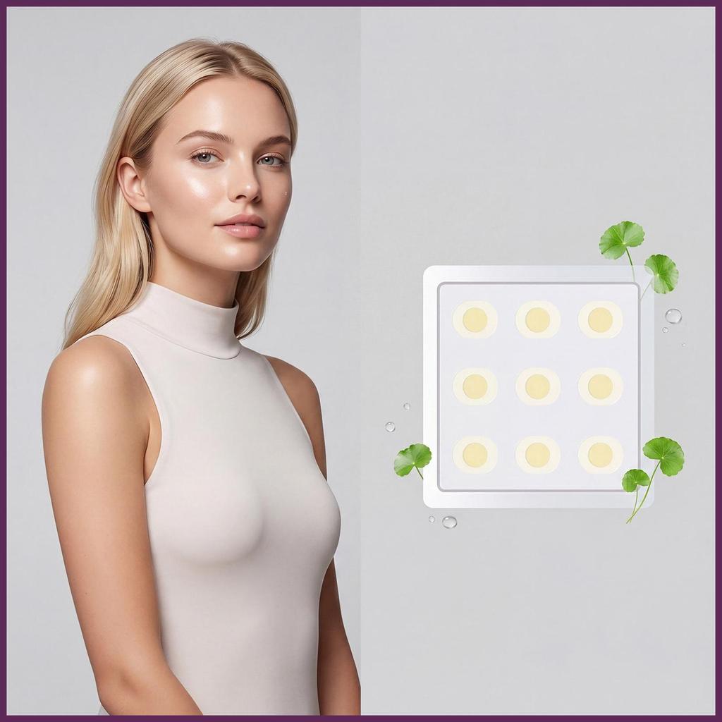 Microneedle Patch Microneedle Comfort Soothing Pads Skin Mark Remover สําหรับผู้หญิงผู้ชายผู้ใหญ่ครอ