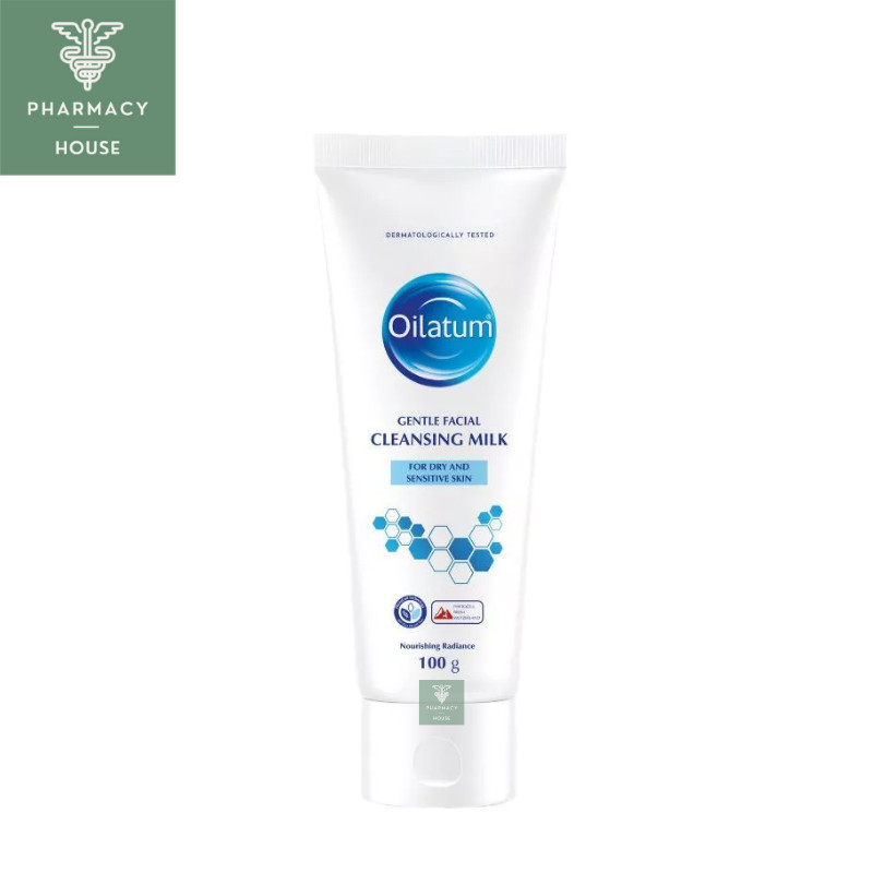Oilatum Gentle Foam Cleansing Milk 100 g.โฟมล้างหน้า สูตรผิวแพ้ง่าย