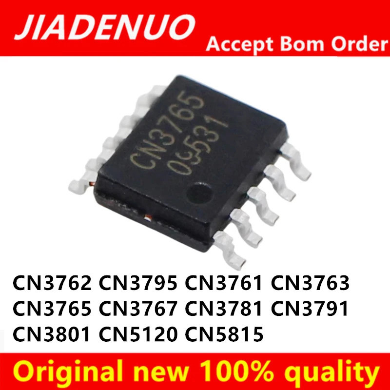 5PCS CN3761 CN3762 CN3763 CN3765 CN3767 CN3781 CN3791 CN3795 CN3801 CN5120 CN5815 sop10 ชิปic